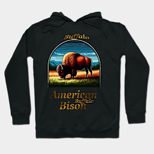 American Buffalo Bison Hoodie